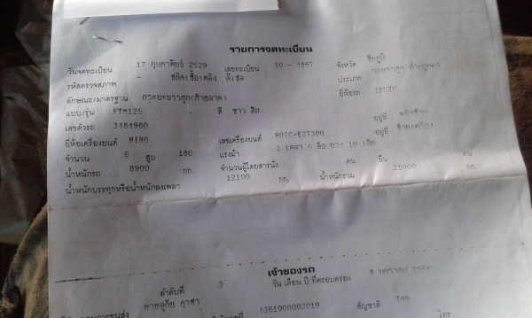 ขาย Isuzu จัมโบ้ 175 ขาย Isuzu จัมโบ้ 175