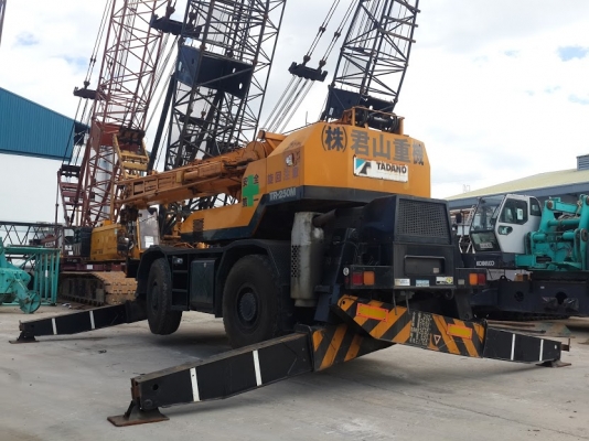 เครน 25 ตัน M5 Tadano TR250M-5 ส่งตรงจากญี่ปุ่นค่ะ สวยๆ สภาพดี อุปกรณ์ครบ ติดต่อ โสมธิดา 061-4194022