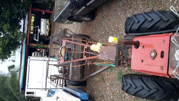 ขาย รถไถเดินตาม เครื่องยันม่า เจ้าพลัง พร้อมเทนเลอร์ล้อเหล็ก