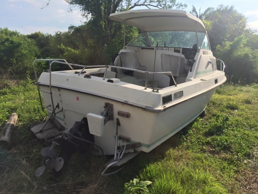 ขายเรือ 19 ฟุตยามาฮ่าเพิ่มคลิปติดเครื่องด้านในคับ