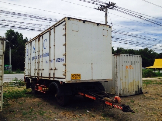 ThaiTrayler ลูกพ่วง ตู้ 10 บาน ยาว 7 เมตร (ยางต้องเปลี่ยน)