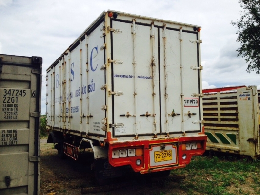 ThaiTrayler ลูกพ่วง ตู้ 10 บาน ยาว 7 เมตร (ยางต้องเปลี่ยน)