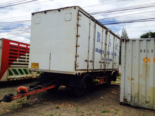 ThaiTrayler ลูกพ่วง ตู้ 10 บาน ยาว 7 เมตร (ยางต้องเปลี่ยน)