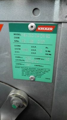 **เหลือ 6 ตัว!!**เหมาตัวละ 4,000..โบวเวอร์ KRUGER 3/4 HP. 380V. สภาพใหม่เกินบรรยาย 99\% มี 10 ตัว.โทร 089-2499-123 นครปฐม