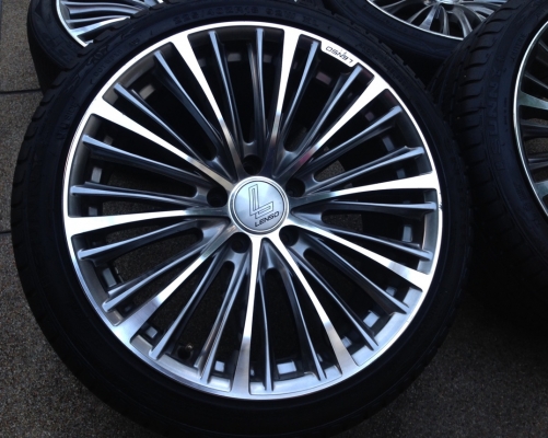 ล้อ Lenso ขอบ18 พร้อมยางปี13 ดอกเต็ม