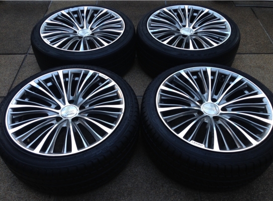 ล้อ Lenso ขอบ18 พร้อมยางปี13 ดอกเต็ม