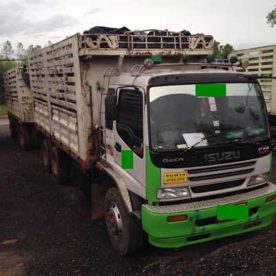 ขาย รถพ่วงแม่-ลูก ไม่ดั้มพ์ ISUZU DEGA 270 สภาพดีมากพร้อมใช้งาน 081-975-9354