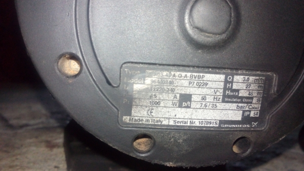 ขาย !! ปั้มน้ำกุนด์ฟรอส ขนาด2แรง220v. พร้อมใช้งาน