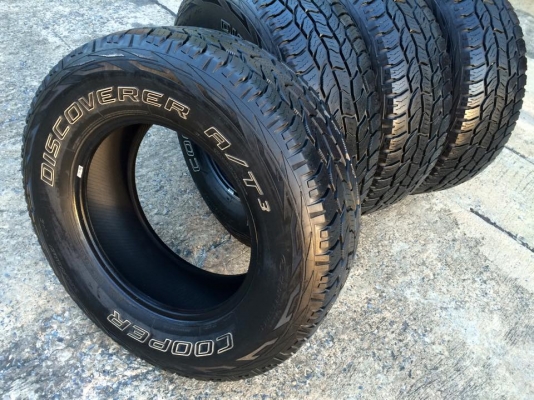 Cooper Discoverer A/T3 ขนาด 265 70 r17 มือ2 ปี13 ดอก8มิล