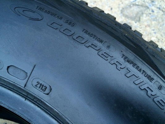 Cooper Discoverer A/T3 ขนาด 265 70 r17 มือ2 ปี13 ดอก8มิล