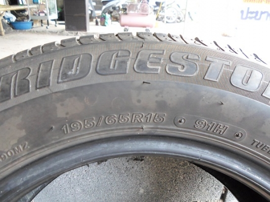 ยาง 195/65/15 ยางบริดสโตนปี12 ขอบ 15