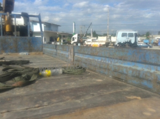 รถบรรทุก ISUZU 6 ล้อ  ติดเครน  175 แรงม้า เครน 4.5 ตัน น็อต 8 ตัว กระบะยาว 6 เมตร