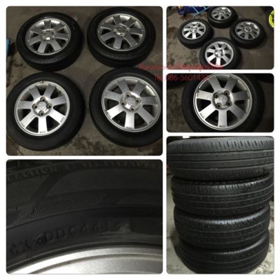 ขายล้อ14" Mirage 4รู100 +ยางปี12 ราคา 3,700 ฿