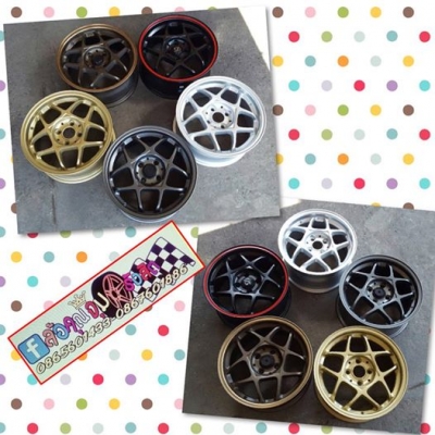 ล้อใหม่งานคุณภาพ Auto option. ล้วนๆ ขายดีที่สุด มีเยอะกว่าใคร. 15 Speed5 กว้าง7" ออฟ38 งานเหมือนสุด อยากได้สีไหน เรามีทุกสีนะ ล้อเปล่ากว้าง7"ชุดละ 9,900฿.