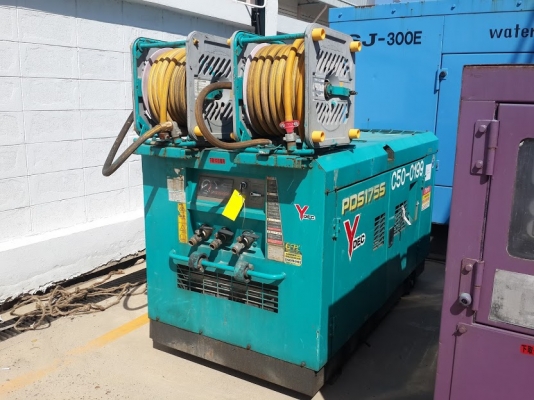 เครื่องปั๊มลม Airman PDS175S-5B1 เก่าญี่ปุ่นค่ะ ไม่เคยใช้งานในไทย ราคาไม่แพงค่ะ ติดต่อ โสมธิดา 061-4194022