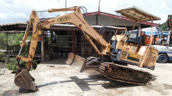 ขายด่วนรถเเม็คโครยันม่าYB1200Bเทียบเท่า PC25เคื่องยันม่า3สูบรถนำเข้าเก่านอกไม่เคยใช้งานในเมืองไทยเลย