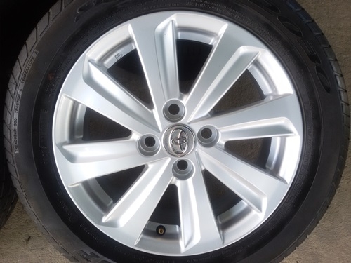 ขายล้อแม็กTOYOTA New VIOS พร้อมยาง ปี2314 4 ล้อ ขายล้อแม็กTOYOTA New VIOS พร้อมยาง ปี2314 4 ล้อ