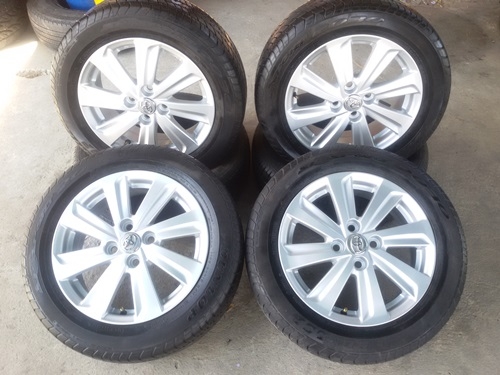 ขายล้อแม็กTOYOTA New VIOS พร้อมยาง ปี2314  4 ล้อ