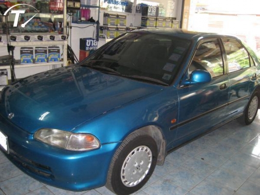 ขาย honda civic ex auto ติดแก๊สLPG ถังโดนัท