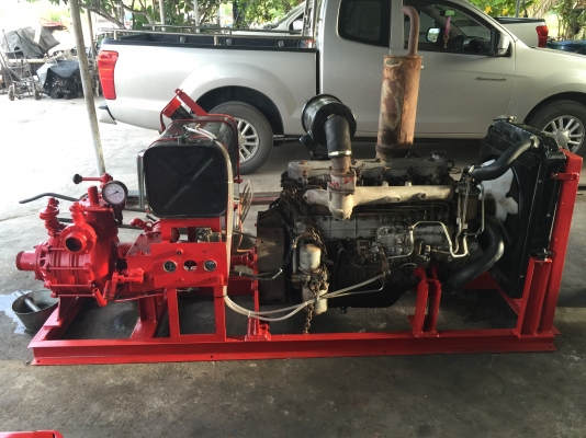 ขายปั้มดับเพลิง 3ใบพัด (ทองเหลือง)เครื่องอีซูซุ