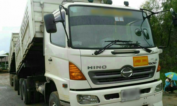 ขายรถพ่วง 22 ล้อ แม่.ลูก กระบะเหล็กสามมิตรดั้ม มี.2 พ่วง HINO 344 ปี.53-54 รถสวย ราคา.2450000 สนใจรีบจองด่วน