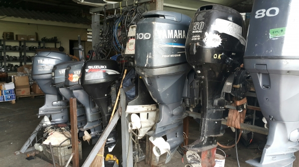 เครื่องเรือ Yamaha Honda Suzuki ทั้ง 2 และ 4 จังหวะ มือสองจากญี่ปุ่นมากมาย มีเกือบทุกรุ่น