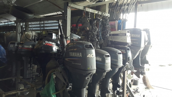 เครื่องเรือ Yamaha Honda Suzuki ทั้ง 2 และ 4 จังหวะ มือสองจากญี่ปุ่นมากมาย มีเกือบทุกรุ่น