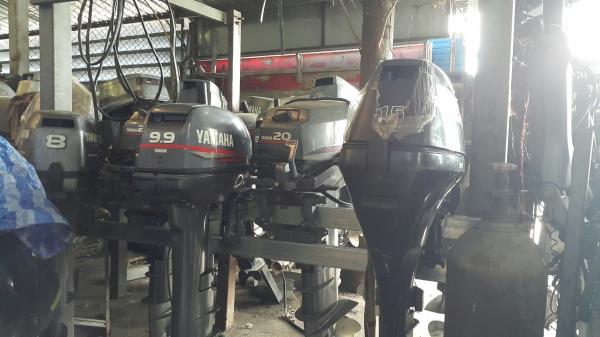 เครื่องเรือ Yamaha Honda Suzuki ทั้ง 2 และ 4 จังหวะ มือสองจากญี่ปุ่นมากมาย มีเกือบทุกรุ่น