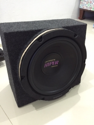 ขาย-ลำโพง Subwoofer Carrezzeria/Pioneer 10 นิ้ว พร้อมตู้เล็ก