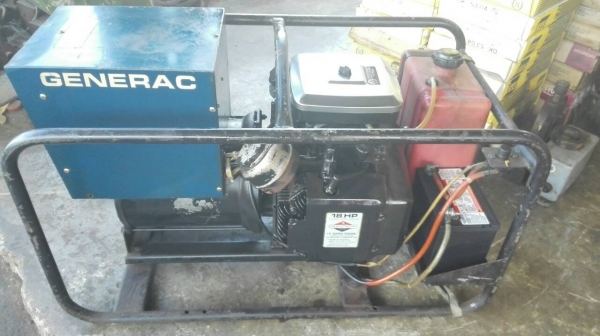 ======= Sold Out ======= เครื่องปั่นไฟ GENERAC 4 KVA.18 HP.ของใหม่เก่าเก็บ USA. 089-2499-123 นครปฐม