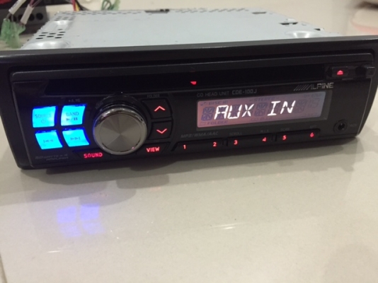 ขาย-วิทยู Alpine CDE-100J CD/MP3/WMA/ACC สภาพสวยมาก ใช้งานได้ปกติ 100\% เป็นมือสองญี่ปุ่นครับ ขาย-วิทยู Alpine CDE-100J CD/MP3/WMA/ACC สภาพสวยมาก ใช้งานได้ปกติ 100\% เป็นมือสองญี่ปุ่นครับ