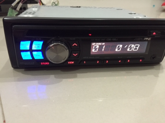 ขาย-วิทยู Alpine CDE-100J CD/MP3/WMA/ACC สภาพสวยมาก ใช้งานได้ปกติ 100\% เป็นมือสองญี่ปุ่นครับ ขาย-วิทยู Alpine CDE-100J CD/MP3/WMA/ACC สภาพสวยมาก ใช้งานได้ปกติ 100\% เป็นมือสองญี่ปุ่นครับ