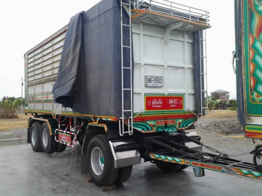 ขาย ISUZU GIGA 360 พ่วงแม่ลูก กระบะเนียมคอกเกษตรดั๊ม อู่ ซุ่นชัย รถจดทะเบียนปี 54