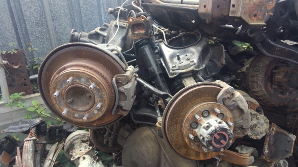 ดีเคเซียงกง เพลาหน้าหลัง big horn แปลงใส่กะบะให้เป็นดิสเบรค เก่าญี่ปุ่น