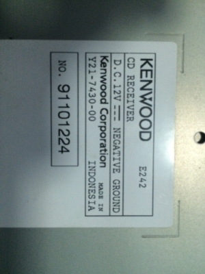 KENWOOD E242 MP3 CD AUX เพาเวอร์50*4 ไม่มีปรีเอ้า สภาพสวย มือ2 ญี่ปุ่น KENWOOD E242 MP3 CD AUX เพาเวอร์50*4 ไม่มีปรีเอ้า สภาพสวย มือ2 ญี่ปุ่น