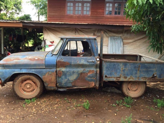 ลุงฝากขายกะบะเชฟเมกันตามรูปไม่มีทะเบียนรถขับได้129000