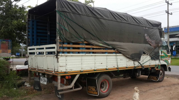 หกล้อ hino  เครื่อง WO4D 117 แรง กะบะยาว 5.50 กระจกไฟฟ้า แอร์ พวงมาลัยเพาเวอร์  รถพร้อมใช้งาน ภาษี เอกสารพร้อมโอน