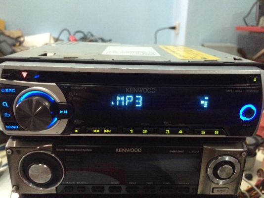 KENWOOD E262 MP3 CD AUX เพาเวอร์50*4 ไม่มีปรีเอ้า สภาพสวย มือ2 ญี่ปุ่น