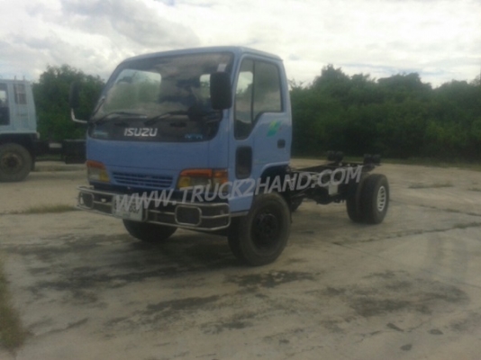 รถบรรทุก 6 ล้อ ISUZU NPR หัวแชซซี 115 แรงม้า 4 สูบ เครื่อง 4BE1  พวงมาลัยพาวเวอร์