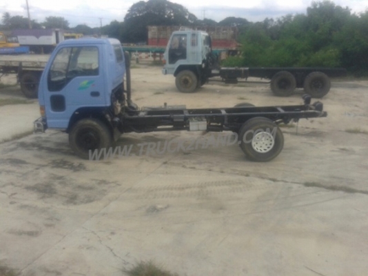 รถบรรทุก 6 ล้อ ISUZU NPR หัวแชซซี 115 แรงม้า 4 สูบ เครื่อง 4BE1  พวงมาลัยพาวเวอร์