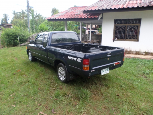 ขายรถกระบะไมตี้เอ็กแค๊ปปี1996/39 พวงมาลัยพาเวอร์โรงงาน รถเดิมๆ เครื่องดีมากครัชชีเดิมไม่ผุช่วงล่างแน่นปึกสีน้ำเงินสวยๆเอกสารพร้อมโอน ภาษีพรบ.เต็ม+แอร์เย็นจัด+ชีดี USB MP3+แม๊กไลเนอร์+ ยางดี4เส้น+ล้อแม๊กD4D รถสภาพพร้อมใช้งาน ขายราคา139,000บาท  สนใจสอบถามได