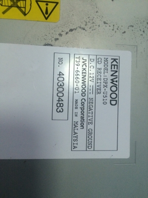 KENWOOD DPX-U510 24Bit USB Ipod MP3 CD AUX ไฟ7สี ปรีเอ้า 1 ชุด สภาพสวย มือ2 ญี่ปุ่น