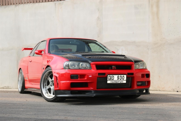 ขาย NISSAN SKYLINE R34 GTS ปี2011 สีแดง เกียร์ธรรมดา