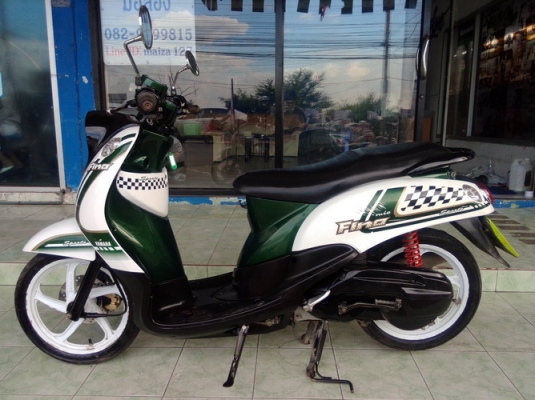Yamaha Fino ลาย Sports (ล้อแม็กซ์) พร้อมเล่มราคาถูก Yamaha Fino ลาย Sports (ล้อแม็กซ์) พร้อมเล่มราคาถูก
