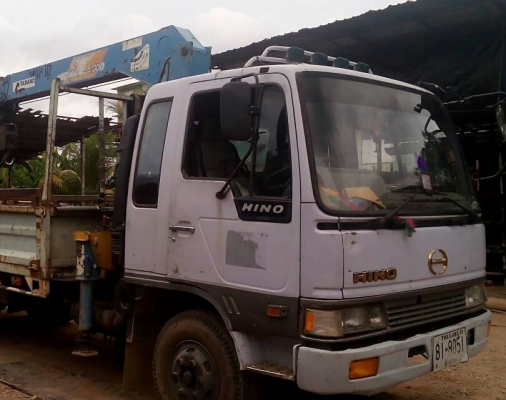 หกล้อ HINO FD195 เครน 3 ตัน ช่วงยาว 6 ม สภาพดีสวยพร้อมใช้ ทะเบียนพร้อมโอน หกล้อ HINO FD195 เครน 3 ตัน ช่วงยาว 6 ม สภาพดีสวยพร้อมใช้ ทะเบียนพร้อมโอน
