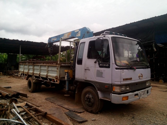 หกล้อ HINO FD195 เครน 3 ตัน ช่วงยาว 6 ม สภาพดีสวยพร้อมใช้ ทะเบียนพร้อมโอน
