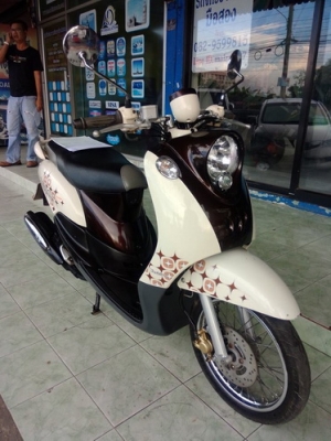 Yamaha Fino ลาย Fashion เลขทะเบียนสวย 6 เลย พร้อมเล่ม ราคาถูกครับ