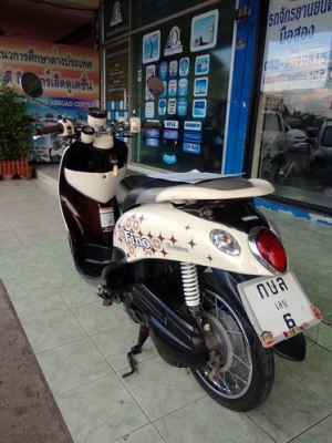 Yamaha Fino ลาย Fashion เลขทะเบียนสวย 6 เลย พร้อมเล่ม ราคาถูกครับ