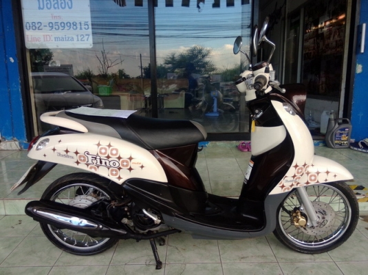 Yamaha Fino ลาย Fashion เลขทะเบียนสวย 6 เลย พร้อมเล่ม ราคาถูกครับ