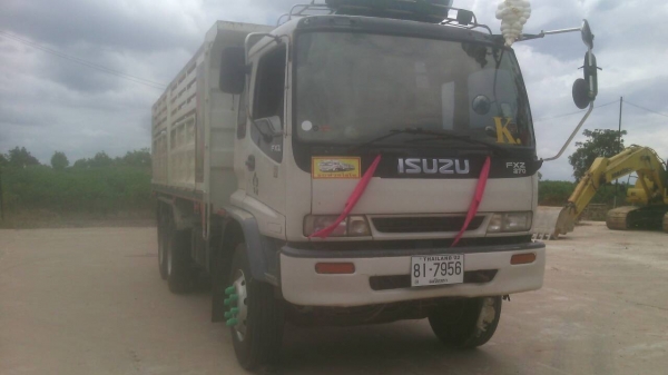 ขายรถบรรทุก 10 ล้อดัมพ์ ISUZU ROCKY 240 แรงม้าปี 2540 มีระบบลากพ่วง ราคา 1300000